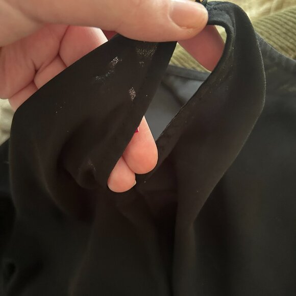 NWT Vince Camuto Women's Black Short Sleeve Blouse - Picture 10 of 10